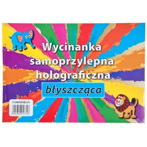 Wycinanka samoprzylepna A4/6 Cormoran Holograficzny błyszczący - 2